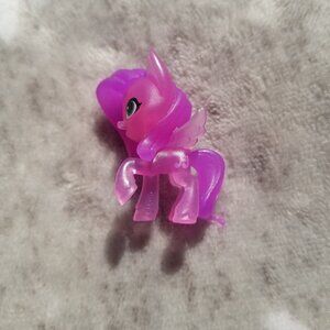 My Little Pony Figure Pipp Petals Pink Purple Translucent MLP G5 Mini Figurine